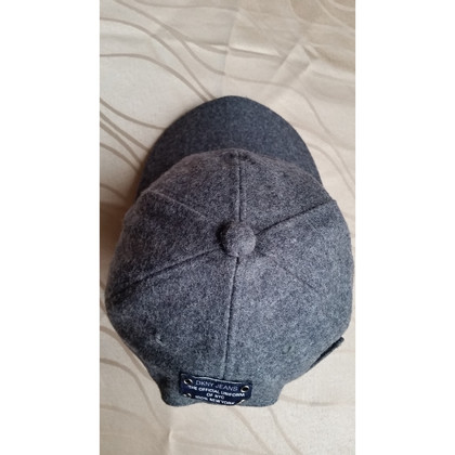 Dkny Hut/Mütze aus Wolle in Grau