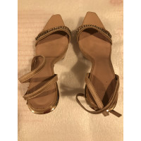 Hervé Léger Sandals Leather in Nude