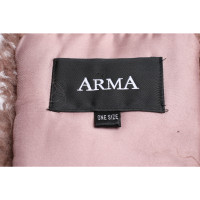 Arma Schal/Tuch aus Pelz in Rosa / Pink