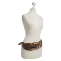 Moschino Belt bag with reptile-print