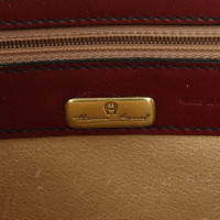 Aigner Bordeaux-colored leather briefcase