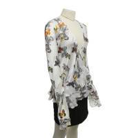 Roberto Cavalli Silk blouse with pattern