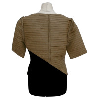 Giorgio Armani Short-sleeved leather jacket