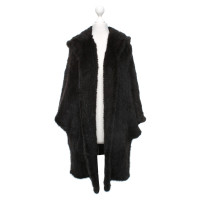 Yves Salomon Fur coat in dark brown