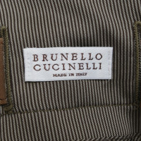 Brunello Cucinelli skirt with check pattern