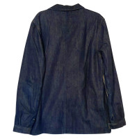 Calvin Klein Jacke/Mantel aus Jeansstoff in Blau