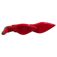 Christian Louboutin Pumps/Peeptoes Suede in Red