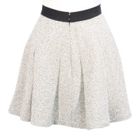 French Connection skirt in black and white