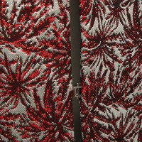 Iq Berlin Gestructureerde jas in rood / wit