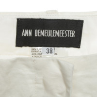 Ann Demeulemeester trousers in cream white