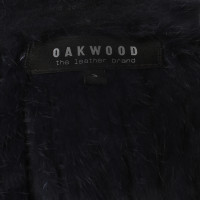 Oakwood Fur vest in dark blue