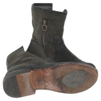 Fiorentini & Baker Suede boots in green