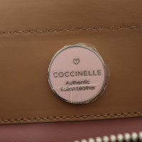 Coccinelle Handtas Leer in Beige