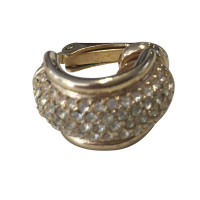 Christian Dior Vintage clip oorbellen met strass