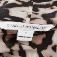 Diane Von Furstenberg Top "Jezebel" con motivo