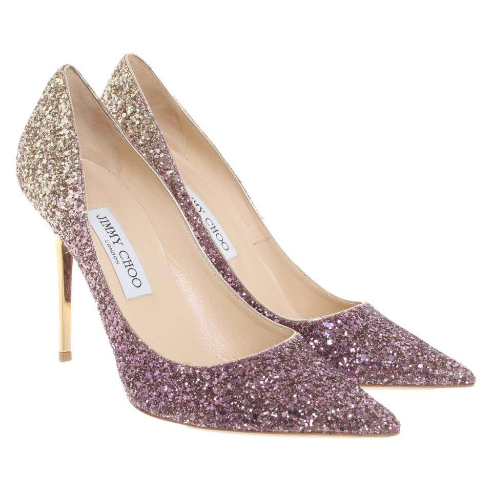 Jimmy Choo Décolleté/Spuntate in Pelle in Rosa