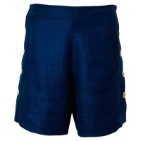 Loro Piana Shorts Linen in Blue
