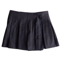 Burberry Dark grey wool pleated skirt