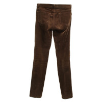 J Brand pantaloni di velluto in marrone