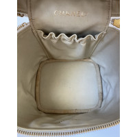 Chanel Vanity Case Leather in White