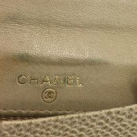 Chanel Portefeuilles petit cuir beige
