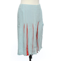 Bimba Y Lola Skirt Silk in Blue