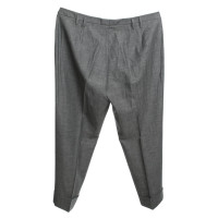 Laurèl Pantalon en gris chiné avec des plis