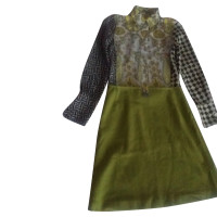 Maliparmi Kleid aus Wolle in Grün