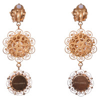 Dolce & Gabbana  Boucles d'oreilles clip Intricate Sicilia Or