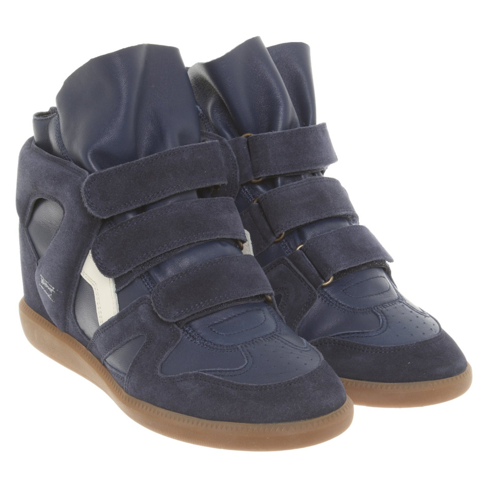 Isabel Marant Etoile Chaussures de sport en Cuir en Bleu