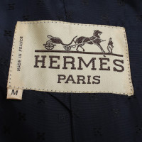 Hermès Manteau bleu foncé