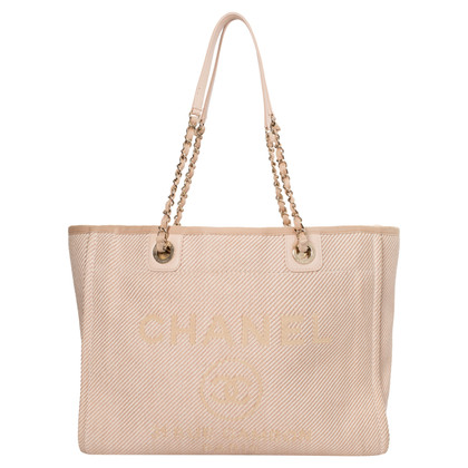 Chanel Deauville aus Canvas in Rosa / Pink