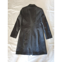 Les Copains Jacke/Mantel aus Wolle in Grau
