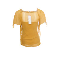 French Connection top in ochre 