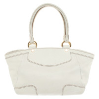 Tod's Handtasche aus Leder in Creme