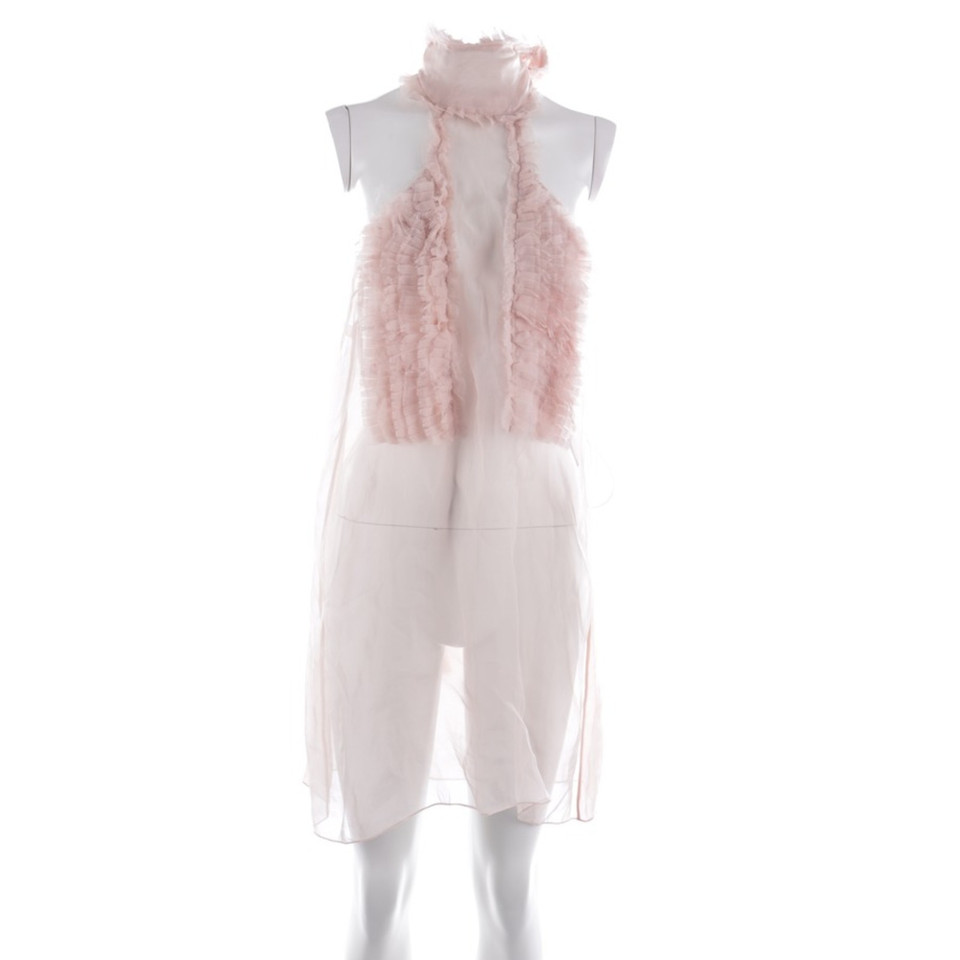 Haider Ackermann Oberteil aus Seide in Rosa / Pink