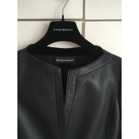 Emporio Armani Blazer Leather in Black
