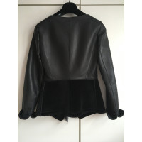 Emporio Armani Blazer Leather in Black