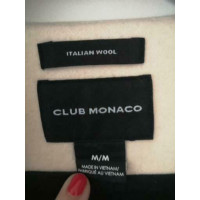 Club Monaco Giacca/Cappotto in Lana in Bianco