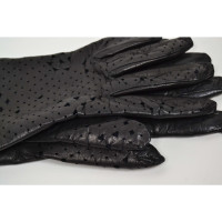 Furla Handschuhe aus Leder in Schwarz