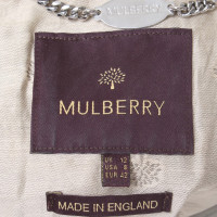 Mulberry Lederjacke in Hellgrün