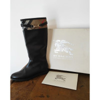 Burberry Boots Leather in Black