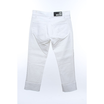 Moschino Love Jeans aus Baumwolle in Weiß