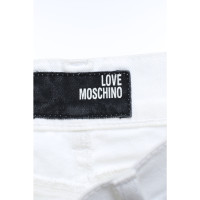 Moschino Love Jeans in Cotone in Bianco