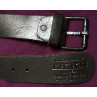Ikks Belt Leather in Silvery