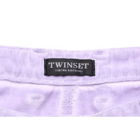 Twin Set Simona Barbieri Jeans Cotton in Violet