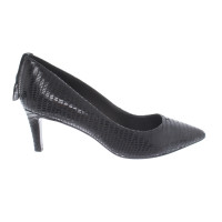 Ash Pumps/Peeptoes aus Leder in Schwarz