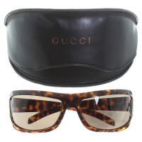 Gucci Zonnebril in tortoise shell-patroon
