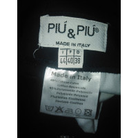 Piu & Piu Hose aus Baumwolle in Blau