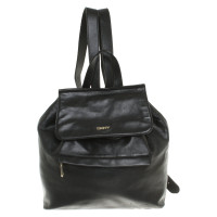 Dkny Backpack Leather in Black